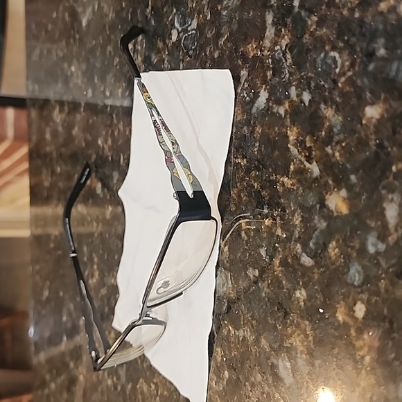 David Benjamin Eyeglasses. Metal frames with unique cut out detail. - Picture 1 of 7